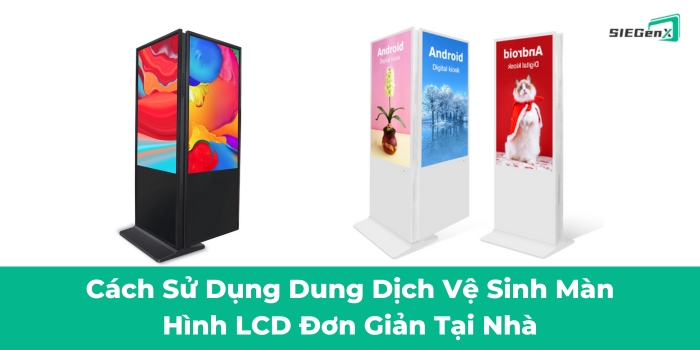 Cách tháo lắp chân đế màn hình LCD