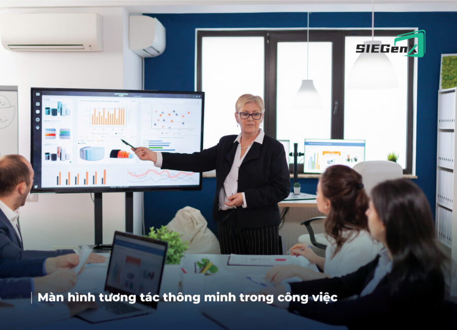 Ứng dụng của màn hình tương tác thông minh trong công việc